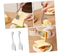 AKOOSY 2 Pezzi Affettatrice Formaggio e Acciaio Inossidabile da Tagliaburro Manuale Ergonomico Facile da e Resistente per Cucina