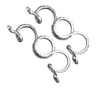 AKOOSY 2 pezzi Anelli Punk Uomo Anello Serpente Retro Aperto Tre Dita in Lega per Look Aesthetic e Stile Casual