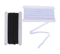 AKOOSY 2 Pezzi Banda Elastica in Polipropilene per Cucito Fascia Elastica Larga Resistente per Orli Sartoria Progetti Fai da Te e Abbigliamento Nastro Elastico per Cintura e Artigianato