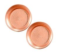 AKOOSY 2 Pezzi Ciotola Offerta Rame Tibetano Piatto Mandala Sacro per Meditazione Decorazione Casa e Ufficio