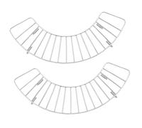 AKOOSY 2 Pezzi per Scolatura e Cottura Barbecue Supporto Resistente e Facile da Design Semicircolare Stabile per e Outdoor