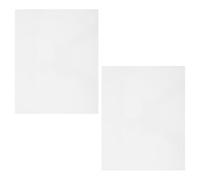 AKOOSY 2 Pezzi Piastra di Copertura Adesiva Bianca per Chitarra Acustica e Classica in Plastico 0,7mm Ultra Sottile Protezione da Polvere e Graffi per Strumenti Musicali