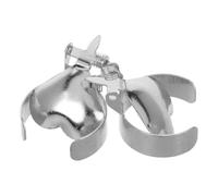 AKOOSY 2 Pezzi Spegnicandela a Forma di Cuore in Metallo Argento, Accessorio Decorativo per Candele Tea Light, Previene Lo Smoldering Stoppino, per Festa Estiva e Back To School Party