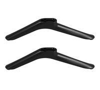 AKOOSY 2 Pezzi Supporto TV da Tavolo Base Stabile in ABS per TV Nero | Supporto TV Scrivania, Piedistallo Semplice e Armonioso, per Casa e Camera da Letto, Nero