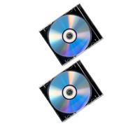 AKOOSY 2 Set Disco Vuoto Registrabile Cd-r in Plastica con Alta Capacità di Archiviazione e Custodia Jewel Case, per Musica, Video e Gestione delle Informazioni Domestiche