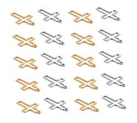 AKOOSY 20 Pezzi Ciondoli Religiosi Vuoti per Gioielli Te Pendenti Cristiani per Braccialetti Portachiavi e Progetti Creativi di Fede