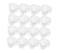 AKOOSY 20 pezzi Fermagli Orecchini in Silicone Forma di Cuore Chiusure Sicure e Flessibili per Orecchini Perno Supporto Antiscivolo per Orecchie Cadenti Accessori Beige Eleganti