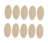 AKOOSY 20 pezzi Fette Legno Ovali Elementi Decorativi Non Finiti Legno Spessori per Pittura Scrapbooking e Decorazioni Festive