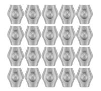 AKOOSY 20 Pezzi Morsetto per Cavo in Acciaio Inossidabile Bullone Duplex M3, Resistente alle Intemperie e Fissaggio Stabile per Impianti Industriali e Edifici