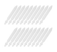 AKOOSY 20 Pezzi Punte di Ricambio Resistenti a Usura e Deformazione 0,7mm per Penna da Disegno in Plastica Bianca per Attività di Gruppo e Gestione Bulk