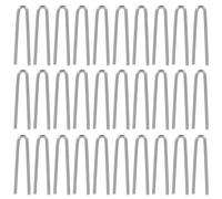 AKOOSY 200 Pezzi di Aghi di Sollevamento per Ceramica Aghi di Sospesi di Congiunzione A Forma di U Ganci in Ceramica A Forma di U di