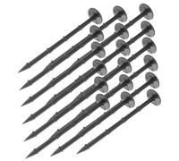 AKOOSY 20pezzi Picchetti Plastica per Giardino Chiodi da Ancoraggio per Telo Pacciamatura Bordura Aiuola Facile Installazione Resistente Agricoltura