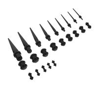 AKOOSY 23 Pezzi Kit Ear Taper Acrilico Dilatatori Orecchie Resistenti per Piercing Cartilagine Ear Stretchers e Facili Usare per Estensione
