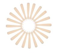 AKOOSY 25 Pezzi Ciondoli Mini Mazza Baseball in Legno Occhiello per Portachiavi e Ornamenti Sportivi per Creazione di Gioielli e Accessori Artigianali