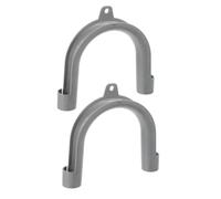 AKOOSY 2pezzi Gancio Per Tubo Flessibile Di Scarico Della Lavatrice Staffe u Per Montaggio Supporto Robusto Per Organizzazione e Gestione Ordinata Delle Uscite