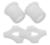 AKOOSY 2sets Anelli Microfono Antiscivolo in Silicone Con Guscio Protettivo Luminescente Resistente e Facile Da Installare Per Palchi Ktv e Bar