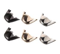 AKOOSY 3 paia Proteggi Punte Tacchi in Metallo Copriscarpe Resistenti per Tacchi Alti Decorativi e Durevoli per Protezione Talloni Scarpe Eleganti