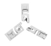 AKOOSY 3 Pezzi Piedini per Macchina da Cucire in Metallo Piedino per Orlo Arrotolato Larga e Stretta Accessori Cucito Compatibili per Brother Singer Facili da Installare e Resistenti