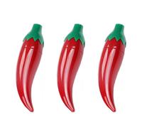 AKOOSY 3 Pezzi Scatola Porta Aghi Cucito Piccola Forma di Peperoncino Rosso Organizer Custodia per Ago Magico Ricamo Portaspilli Compatto e Durevole per Cucito e Piccoli Accessori