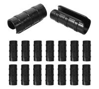 AKOOSY 30 Pezzi Morsetti per Serra in Plastica Nera Clip per Pellicola e Reti da Giardino Fissaggio Rapido per Coperture e Tubi Serra Protezione Piante e Stabilità Strutturale Outdoor