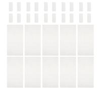 AKOOSY 30 Pezzi Rete in Plastica per Borse e Lavoretti, Fogli 31x61 Fori | Bianco, Struttura Componibile Leggera e Robusta, per Ricamo su Plastica e Basi Quadrate o Rotonde
