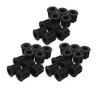 AKOOSY 30 Pezzi Tappi per Gambe Sedia Ufficio Antiscivolo Plastica Nera | Inserto per Foro 0, 6-1cm, Design Ispessito, Accessorio Sostitutivo, per Biblioteca e Sala Conferenze