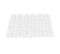 AKOOSY 36 Pezzi Cuscinetti Anticollisione in Pvc Trasparente per Mobili, Ammortizzatori Silenziosi per Armadi Effetto Smorzante e Riduzione Rumore, per Casa e Dormitorio