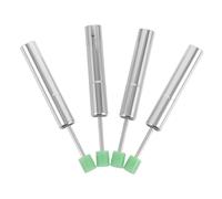 AKOOSY 4 Pezzi Ammortizzatori Idraulici per Coperchi Bidoni Rallentatori Chiusura Soft Close in Acciaio Inossidabile Sostituzione per Meccanismo Assorbimento Urti e Riduzione Usura