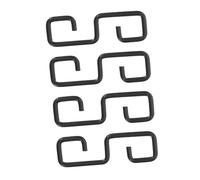 AKOOSY 4 Pezzi Rain Chain Gutter Hooks in Metal Adapter Clips for Roof Drainage Outdoor Downspout Installation Decorative And Weather Resistant Accessories