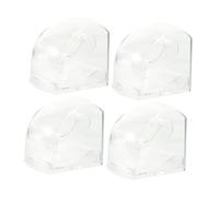 AKOOSY 4 pezzi Trasparenti per Orologi in Plastica Rigida Custodia Protettiva Multiuso per Gioielli e Accessori Design Classico e Compatto per Conservazione e Esposizione Elegante