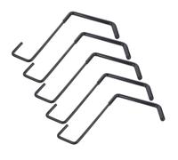 AKOOSY 5 Pezzi Ganci da Garage Resistenti, Grandi, per Bicicletta e | Montaggio a Clip senza Fori, Alta Portata e Finitura Opaca, per Magazzini e Garage, Spessore 1,85 Pollici