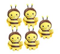 AKOOSY 5 pezzi Portachiavi a forma di morbido con decorazione appendibile giocattolo imbottito in peluche leggero per borse zainetti e chiavi accessorio moda cartoon carino 5PCS