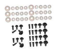 AKOOSY 500 Pezzi Plastic Safety Eyes con Rondelle per Pupazzi e Fai da Te Occhi Plastica Durevole Organizzato per Peluche e Progetti Artigianali