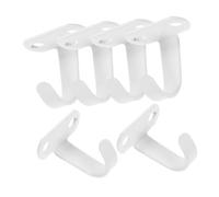 AKOOSY 6 pezzi Ganci da Soffitto e Parete in Resistenti Ganci Vite per Appendere Asciugamani Accappatoi Vasi e Decorazioni Montaggio Facile per Interni ed Esterni