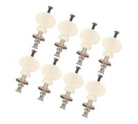 AKOOSY 8 Pezzi Ukulele Tuning Pegs Metal Straight Rod Design For Precise Sound Adjustment Replacement Tuners For Various Ukulele Models