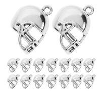 AKOOSY 80 Pezzi Ciondolo Casco Atleta Gioielli Accessori Giocatore Di Calcio Ciondoli Braccialetto Ciondoli Casco Da Rugby Braccialetti