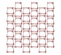 AKOOSY 80 Pezzi Micro Staccionata Plastica con Chiusure Facili Recinzione Miniatura per Decorazioni Giardino Fatato e Modelli Paesaggio Accessori Fattoria Resistenti e Leggeri