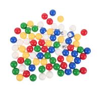 AKOOSY 80 Pezzi Palline Bingo di Ricambio 1-80 in Plastica Multicolore | Finestra Trasparente, Numeri Grandi e Nitidi, Bordi Lisci, per Macchina Bingo e Distributore Colore Casuale