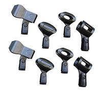 AKOOSY 8pezzi Clip Per Microfono Supporto Per Microfono Clip Per Asta Materiale Resistente Antivibrazioni Anti-caduta Per Interni Ed Esterni