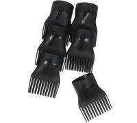 AKOOSY Accessorio Pettine per Asciugacapelli in Plastica Nero 10 Pezzi per Eliminare Ricci e Massimizzare Volume Chioma