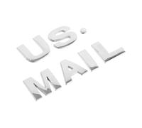AKOOSY Adesivi Lettere Metallo per Cassetta Postale Decorazione Autoadesiva Resistente Alle Intemperie Segni Indirizzo Personalizzabili per Esterni Casa