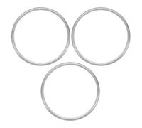 AKOOSY Anello di Tenuta Tazze da 90mm in Alluminio 3 Pezzi Resistente alla Ruggine Accessorio Versatile per Sigillatura per Macchina Sigillatrice Adatto per Ristoranti e Fast Food