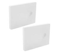 AKOOSY Blocchi di Saldatura in Materiale Ceramico Bianco 2 Pezzi per Gioielli, Resistente al Fuoco Elevata Efficienza per Fusione Ottimale, per Restauro e Oreficeria