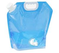 AKOOSY Borsa d'Acqua Pieghevole da Campeggio 5l Rubinetto Trasparente, Contenitore Portatile e Comodo in Pet per attività All'aperto e Viaggi su Strada