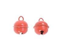 AKOOSY Campanelli Rotondi Mini in Ferro Arancia 22mm 50 Pezzi
