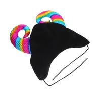 AKOOSY Cappello Invernale Caldo con Corna per Cosplay Viking Design per Feste e Halloween Morbido e Confortevole in Accessorio Versatile per Eventi Indoor e Outdoor
