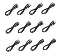 AKOOSY Cavo di Alimentazione Dc 5,5 X 2,1 Mm 12 Pezzi Materiale Resistente Cavo Effetto per Pedali Chitarra Elettrica per Accessori Musica Adatto a Uso Live e Studio