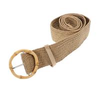 AKOOSY Cintura Intrecciata Donna Stile Boho in Plastica Confortevole Cintura in Vita per Pantaloni e Vestiti Accessorio Versatile per Viaggi Feste e Uso Quotidiano Multifunzionale