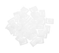 AKOOSY Clip Limitatore Angolo 90 Gradi Bianco 50 Pezzi Installazione Facile per Cerniere Armadi in Plastica per Armadi Cucina e Bagno