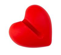 AKOOSY Clip per Termometro Silicone Rosso Supporto Non Graffiante per Temperatura per Latte Frittura e Preparazioni Dolci Resistente e Facile da Fissare su Pentole
